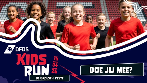 Grote Kidsrun bij de Grolsch Veste